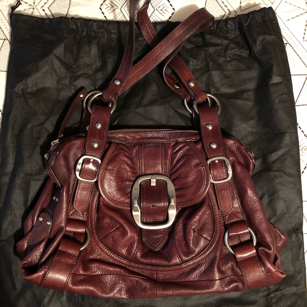B. Makowsky Leather Bag